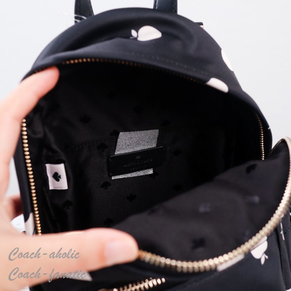 NWT Kate Spade New York Chelsea Mini Nylon Backpack in Orchard Toss Print - Picture 9 of 9